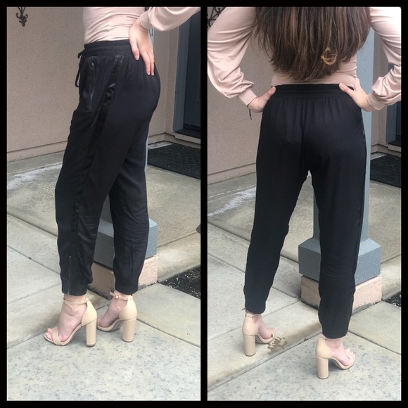 LAST‼️Lizzie Pocketed Joggers-Black - Picture 8 of 8